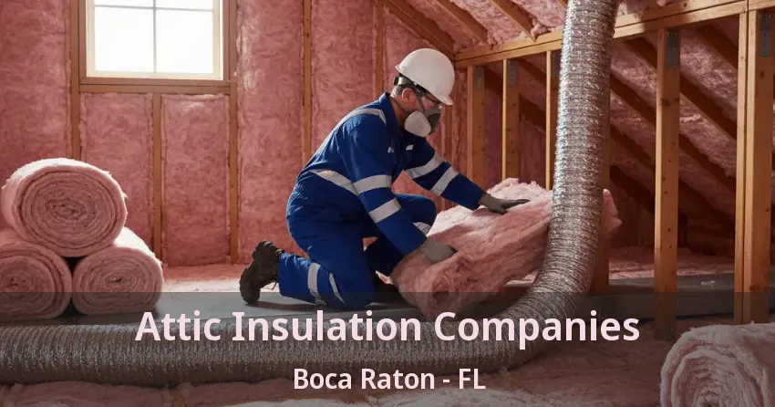 Attic Insulation Companies Boca Raton - FL