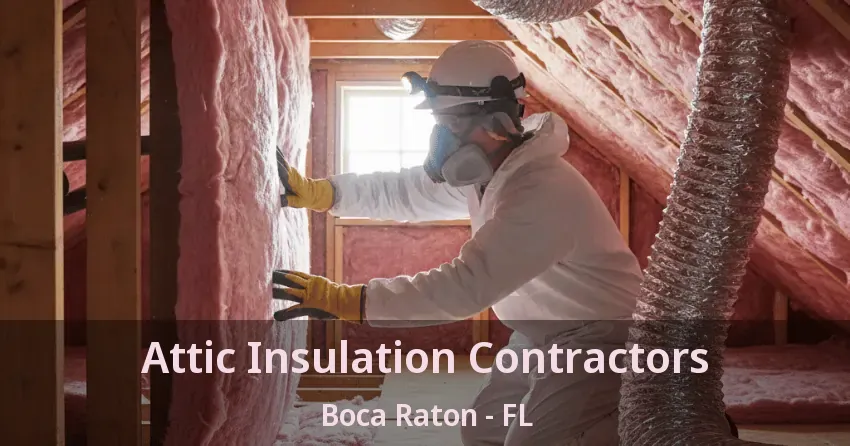 Attic Insulation Contractors Boca Raton - FL Attic Insulation Contractors Boca Raton - FL