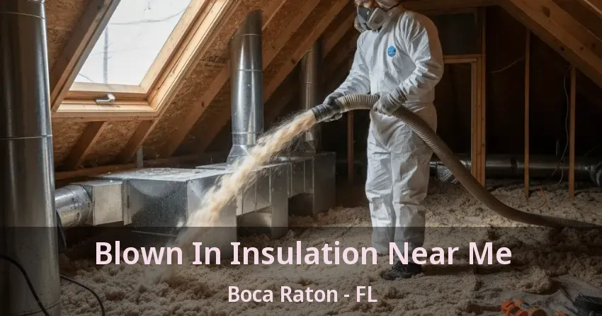 Blown In Insulation Near Me Boca Raton - FL