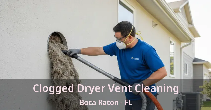 Clogged Dryer Vent Cleaning Boca Raton - FL Clogged Dryer Vent Cleaning Boca Raton - FL