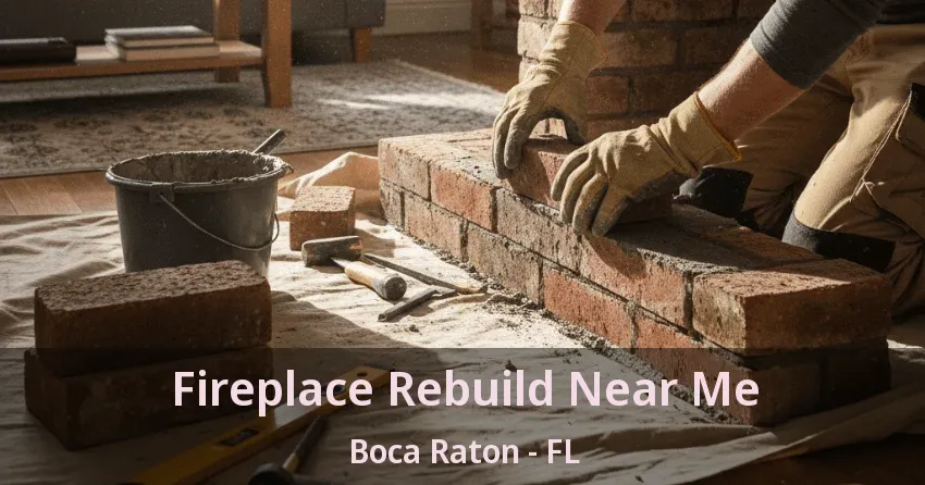 Fireplace Rebuild Near Me Boca Raton - FL