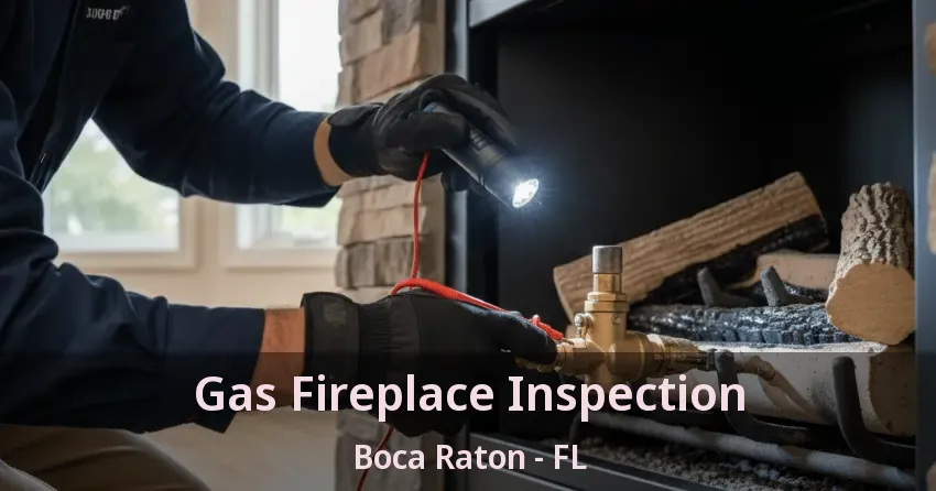 Gas Fireplace Inspection Boca Raton - FL