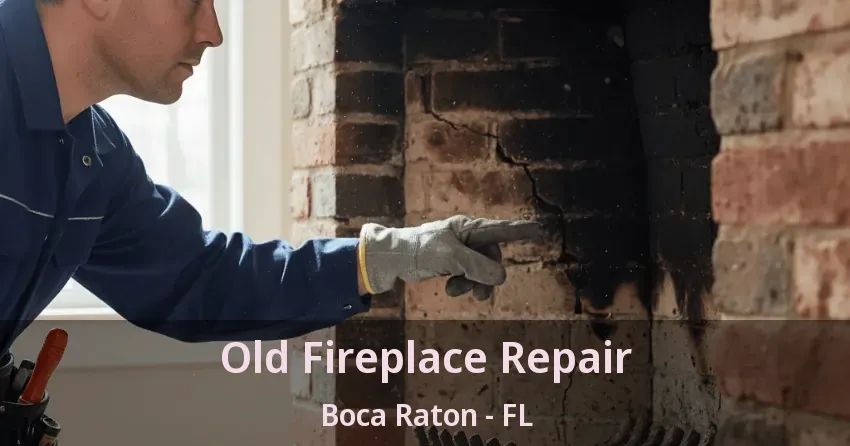 Old Fireplace Repair Boca Raton - FL