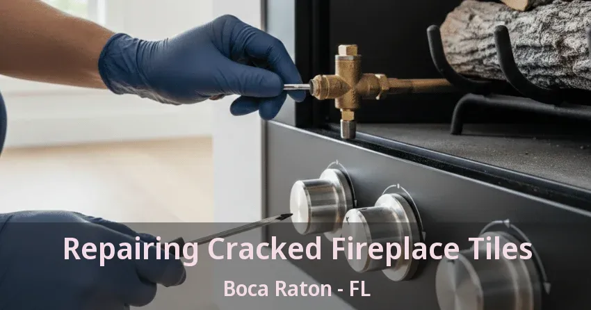 Repairing Cracked Fireplace Tiles Boca Raton - FL