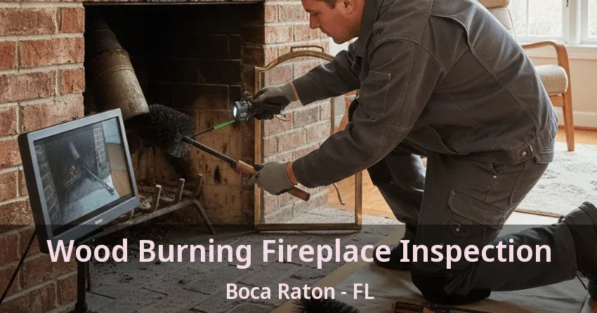 Wood Burning Fireplace Inspection Boca Raton - FL